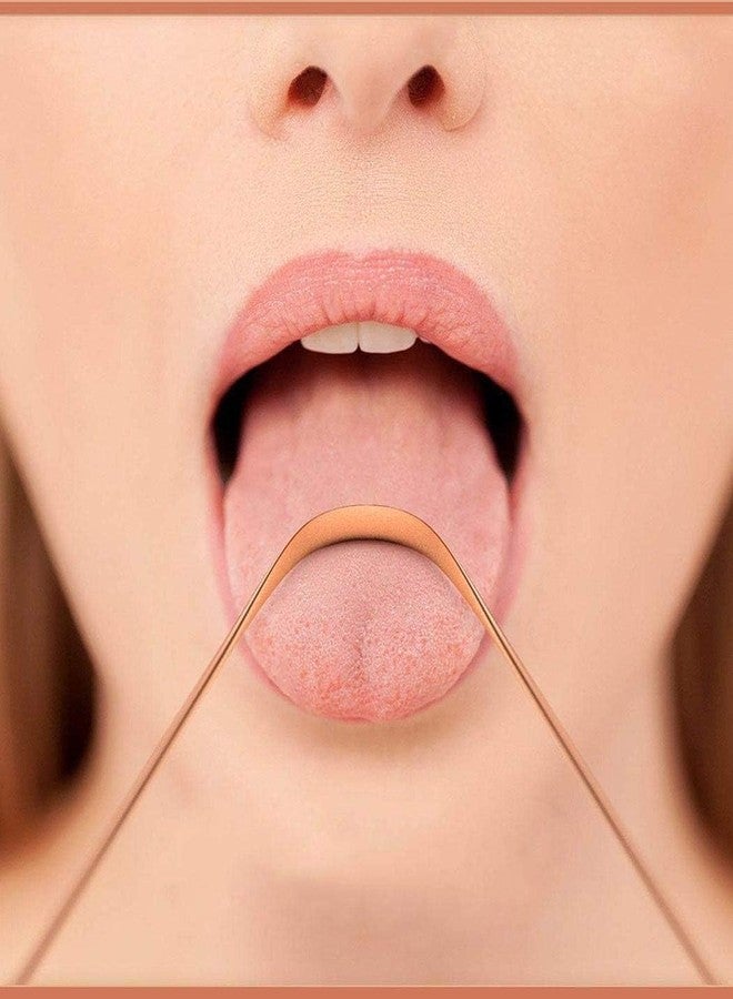 Style Keepers 3Pcs Ayurvedic Copper Tongue Cleaner for Kids & Adults Easy to Use With Travel Capsule Plastic Tooth Brush Paste Holder Flexible Design for Health, Oral Care Tool -3 Pack - Image 3